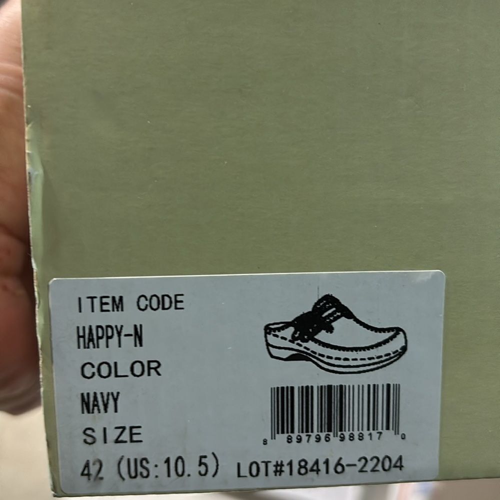 SPRING STEP HAPPY CLOGS-NAVY size 10.5 NWT - image 6